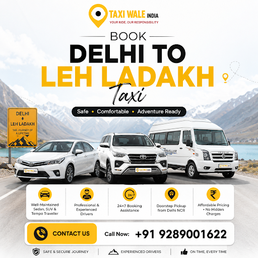 Planning a road trip to the mountains? Book Delhi to Leh Ladakh Taxi for a safe, comfortable, and… post image
