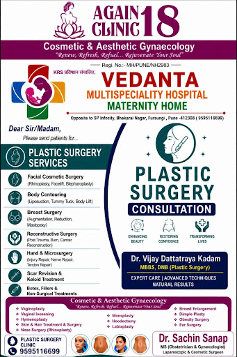 AGAIN 18 Clinic is cosmetic and Asthetic Surgery Center for Male and female run under VEDANTA mul… post image