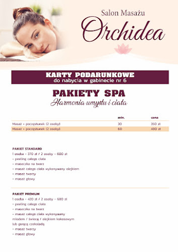Godziny otwarcia Bolesławiec salon MASAŻU ORCHIDEA