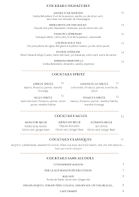 Menu Amore Cap d'Agde Page 2