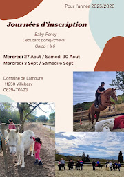 Photo n°19 de Ferme de Lamoure (balade à poney) à Villebazy (Service de tours de poneys)