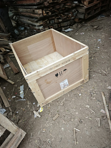 pine wood and ply wood box