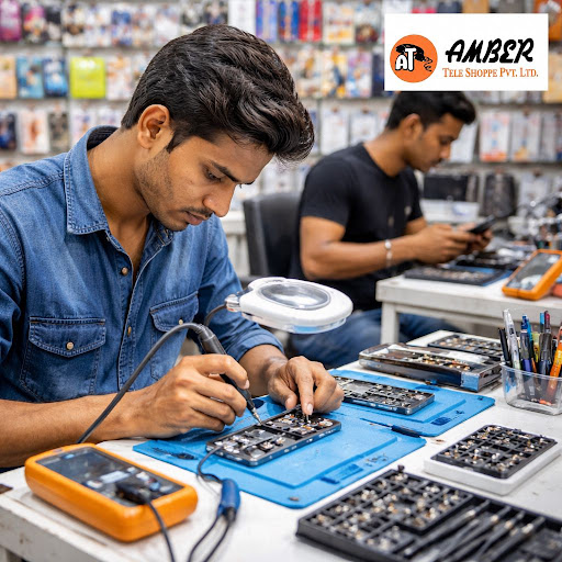 Is your phone screen cracked, battery draining too fast, or speaker not working? AMBER TELE SHOPP… post image