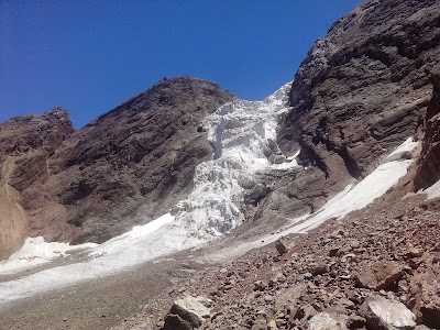 Photos of purple hanging glacier
