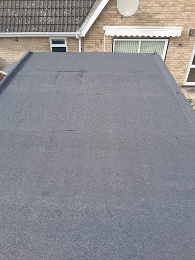 Home needs roofing Logo
