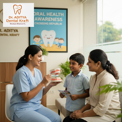Healthy smiles begin with awareness. At Dr. Aditya Dental Kraft in Crossing Republik, Ghaziabad,… post image