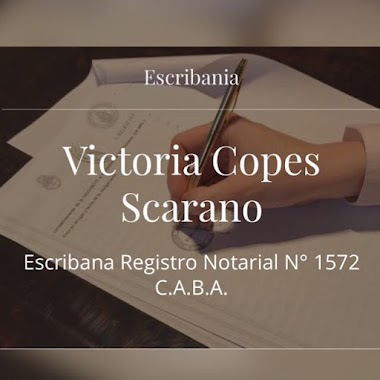 Escribania Victoria Copes Scarano, Author: Escribania Victoria Copes Scarano