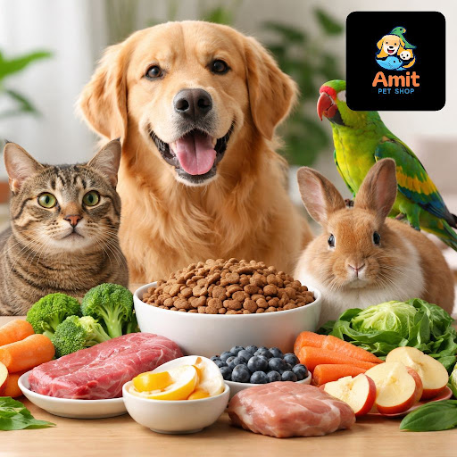A healthy pet starts with the right bowl of food. At Amit Pet Shop & fish aquarium & pet grooming… post image