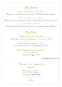 Menu La Gondole Page 2