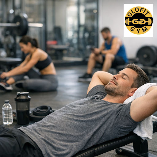 Training hard is important, but real muscle growth happens when you rest. At Glofit Gym in Sector… post image