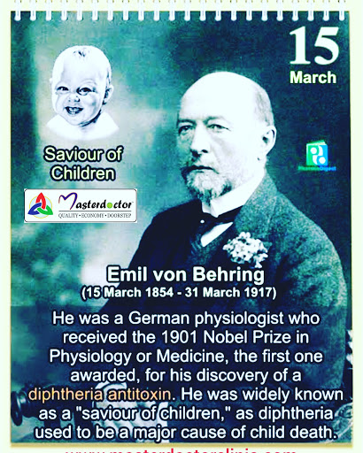 Emil Adolf von Behring was a German #bacteriologist who is considered the founder of the science… post image
