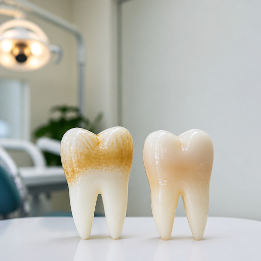 Not all yellow or dark teeth are the same. At Sri Dhanvanthari Dental Clinic in Nagaram, Secunder… post image