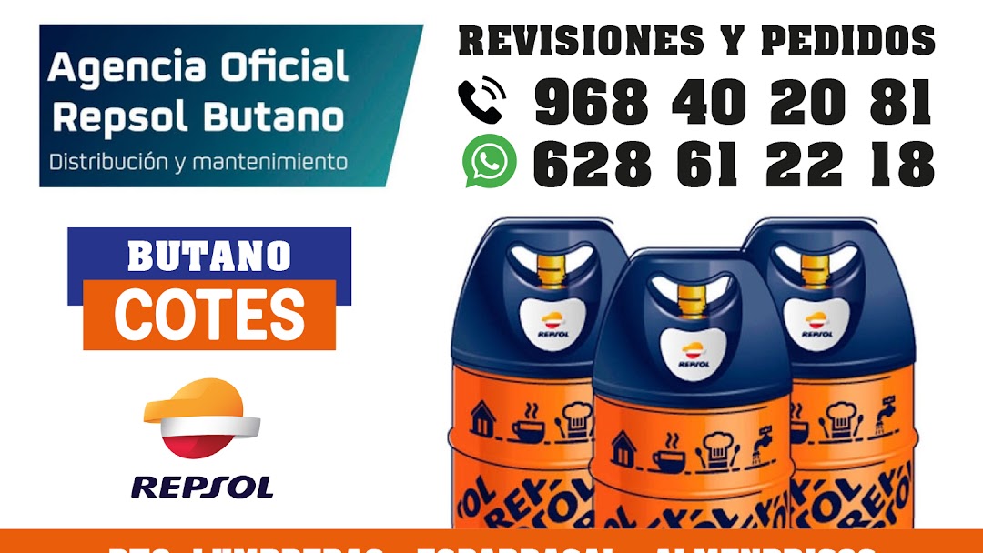 Termos a Gas  Repsol Butano Sanlúcar