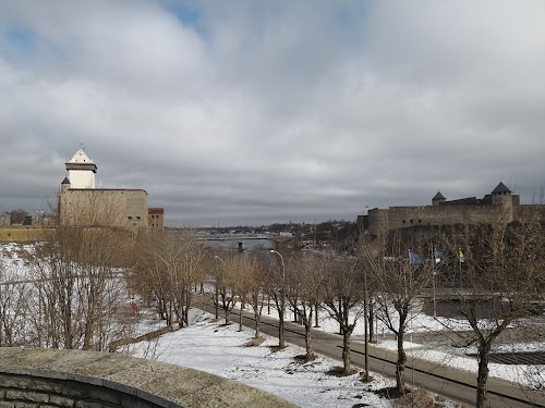 Swedish lion statue in Narva