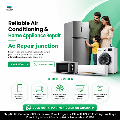 Ac Repair Junction offers reliable AC repair service in Vasai along with expert refrigerator, mic… post image