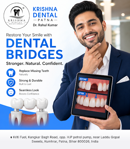 KRISHNA DENTAL PATNA - Dr. Rahul Kumar, a trusted dental clinic near me, offers high-quality dent… post image