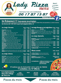 Menu Food Truck Lady Pizza Cahagnes Page 1
