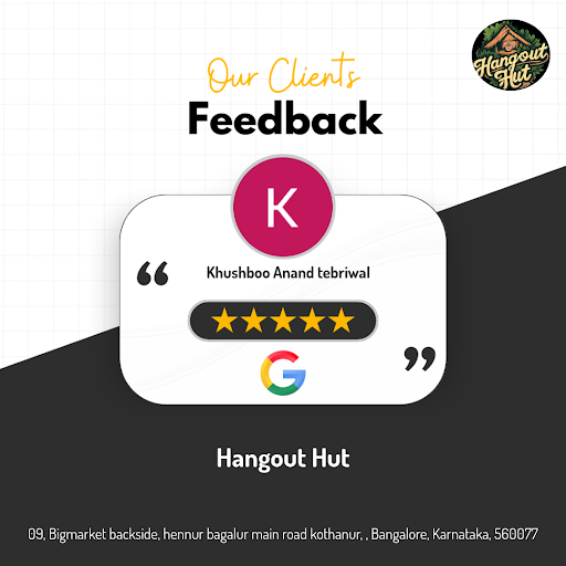 "Khushboo Anand Tebriwal raves about the exceptional service at Hangout Hut in Bangalore! She's h… post image