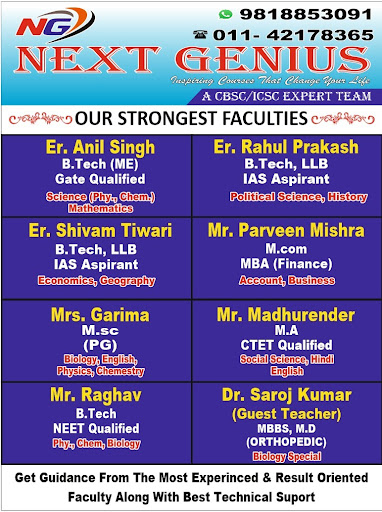 Our faculties