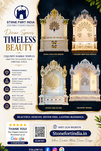 ✨ Premium Marble Temple Manufacturer in India | Stone Fort India post image