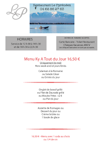 Menu Restaurant Chez Marius Page 16