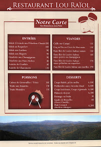 Menu Restaurant Lou Raïol Page 4