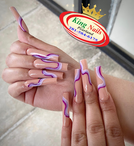 King Nails Pearland interior view