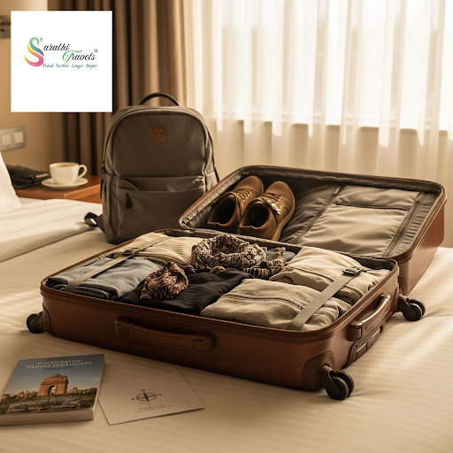 Planning a Delhi getaway and worried about stuffing your suitcase? Sarathi Travels helps you trav… post image