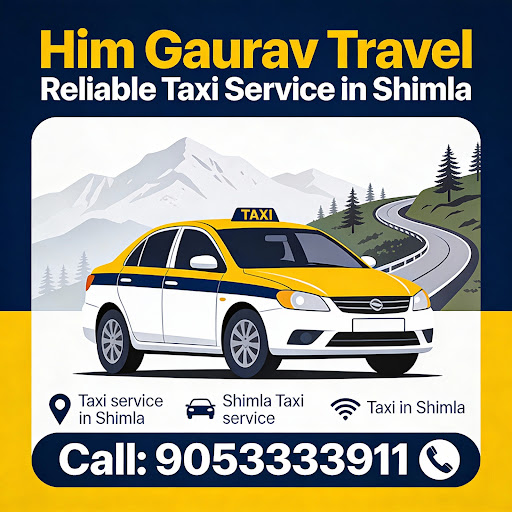 Him Gaurav Travel offers safe, affordable taxi service in Shimla for local tours, hotel pickups,… post image