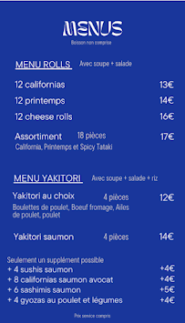 Menu SAKAE - Restaurant Japonais Page 6