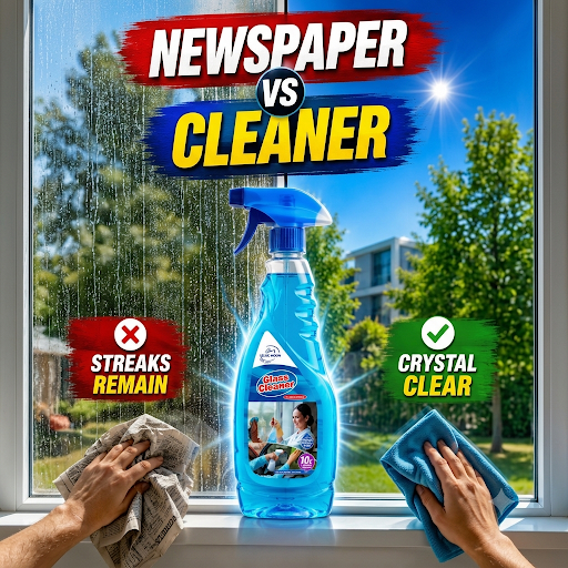 🪟 Does Newspaper Really Clean Glass Better? 🤔 post image