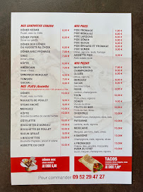 Menu Restaurant Somer Page 1