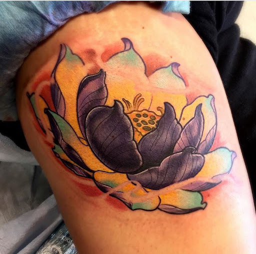 Bleeding Black Tattoo - Visual