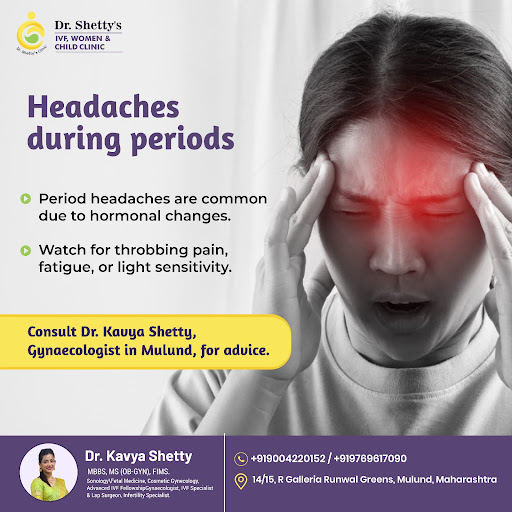 Headaches during periods are common, but they shouldn’t be ignored if they affect your daily life.