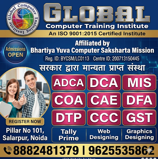 Global Computer Training Institute is one of the best computer institute in Noida. We have course… post image