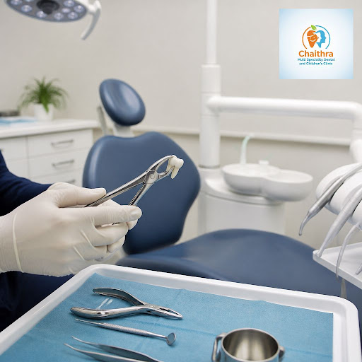 Worried about tooth extraction pain? At Chaithra Multi Speciality Dental and Children's Clinic in… post image