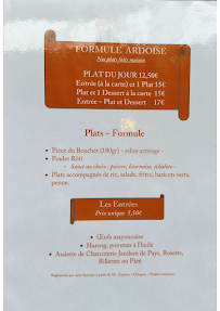 Menu Bistrot le départ Page 10