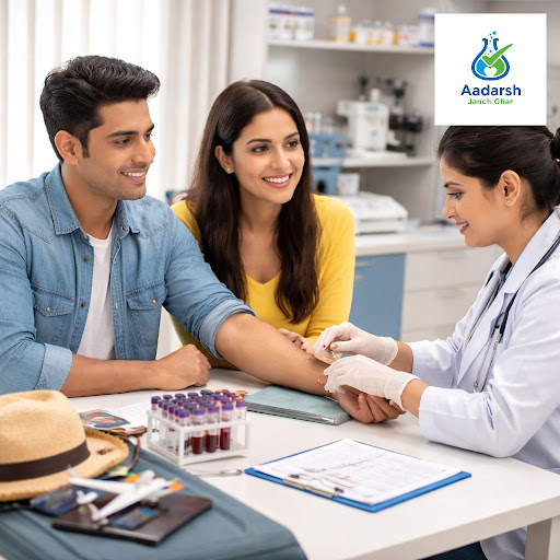 Planning a trip soon? Stay worry-free with dedicated travel health testing at Aadarsh Janch Ghar… post image