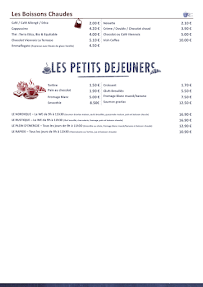 Menu La Terrasse Page 5