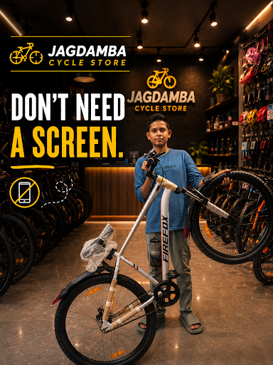 🚴 Another Happy Customer at Jagdamba Cycle Store! 🚴 post image