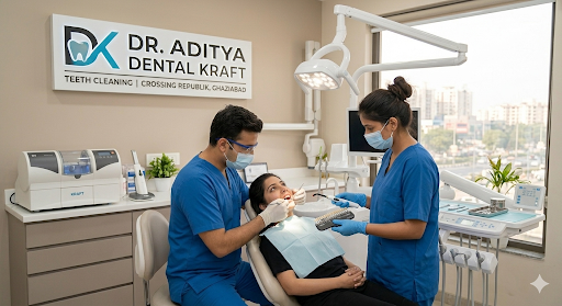 rofessional Teeth Cleaning at Dr. Aditya Dental Kraft, Crossing Republik post image