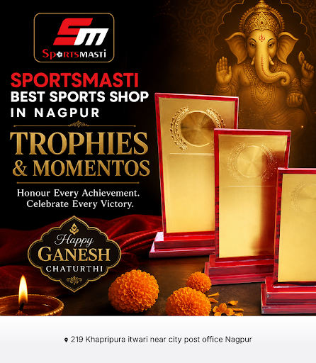 SPORTSMASTI Best Sports Shop in Nagpur offers exclusive trophies and momentos, including cricket… post image