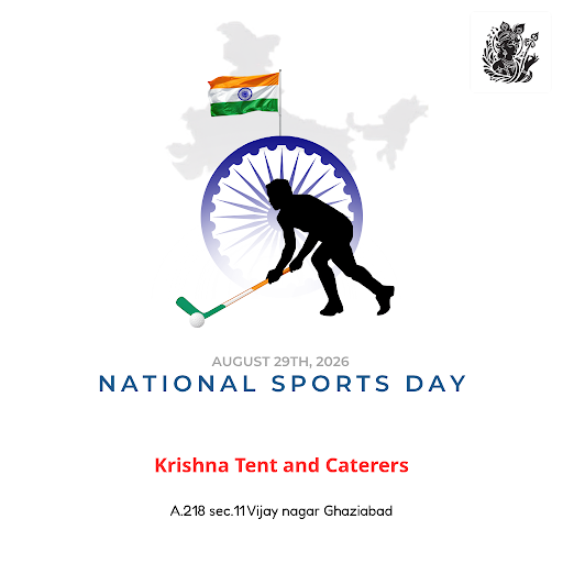 Celebrate National Sports Day with Krishna Tent and Caterers, offering top-quality speaker and DJ…