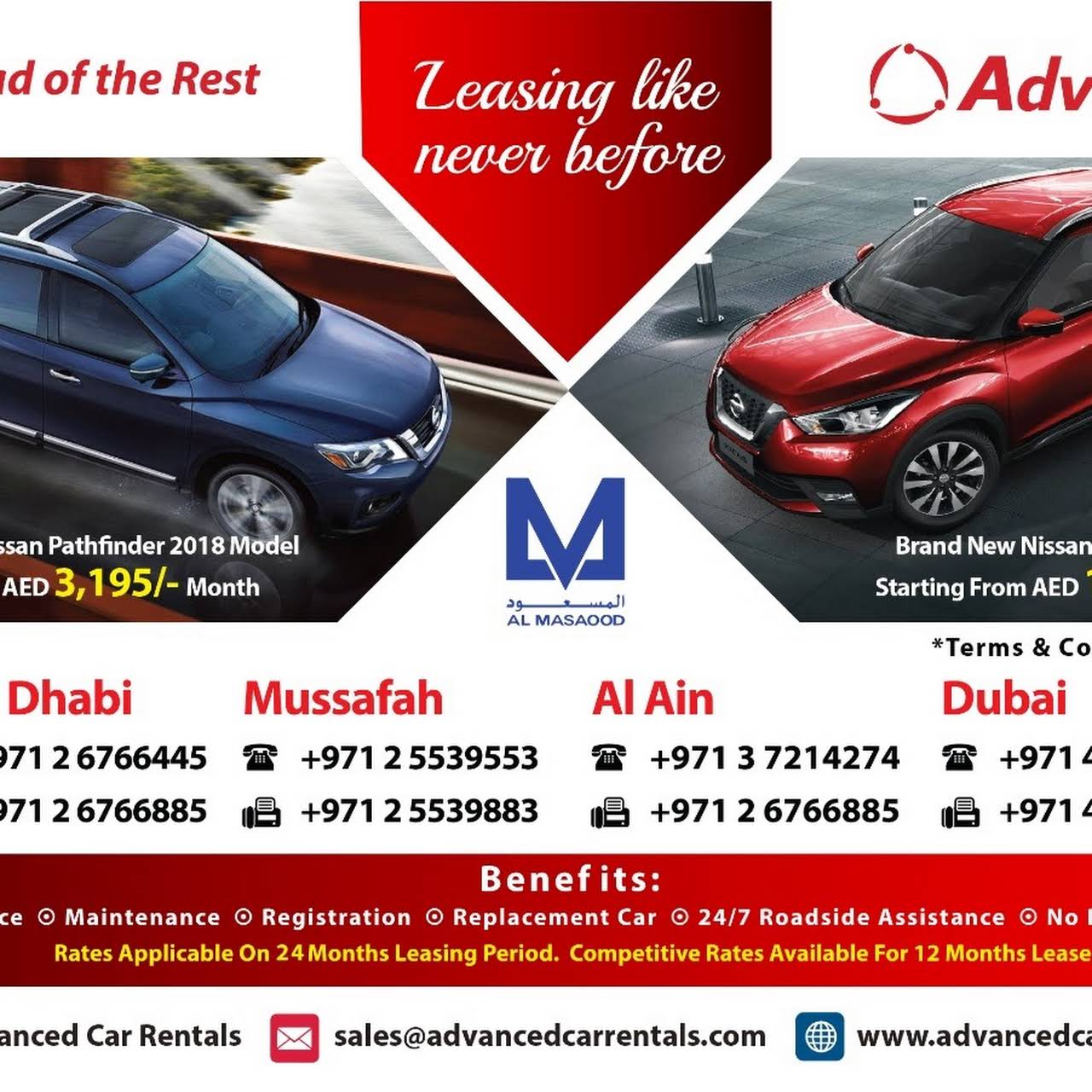 Advanced Car Rentals Abu Dhabi - Car Rental Agency in UAE