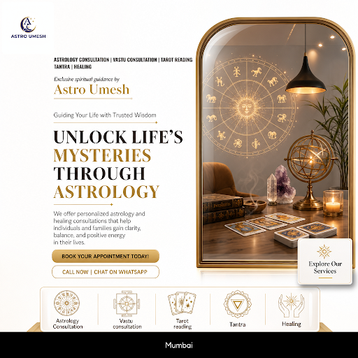 Experience genuine healing with Astro Umesh, the best astrologer in Borivali, offering personaliz… post image