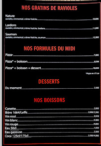 Menu La Grange à Pizza Page 2