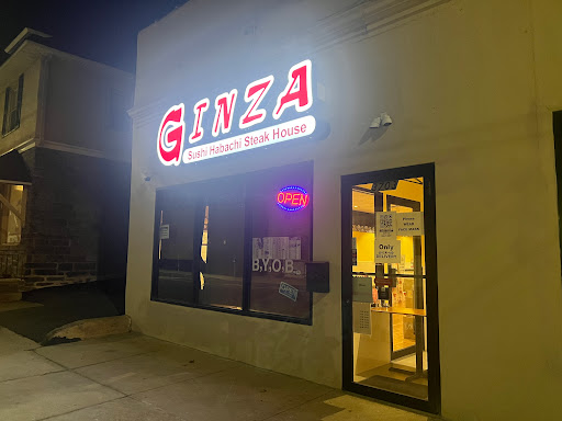 Ginza sushi hibachi steak house Logo