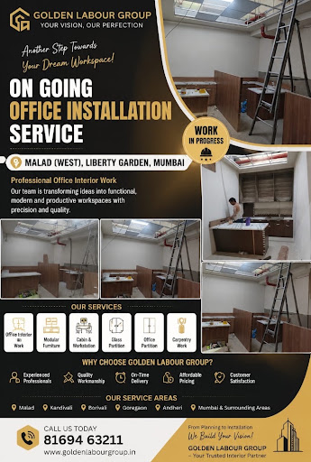 Ongoing Office Interior Work at Liberty Garden, Malad West. post image