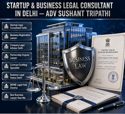 📋 Starting a new business or need legally sound contracts and agreements in Delhi? Advocate Susha… post image