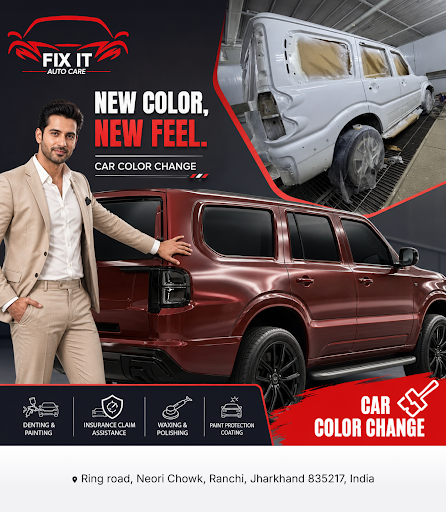 Transform your vehicle's appearance with our expert car panel painting services in Ranchi. From d… post image